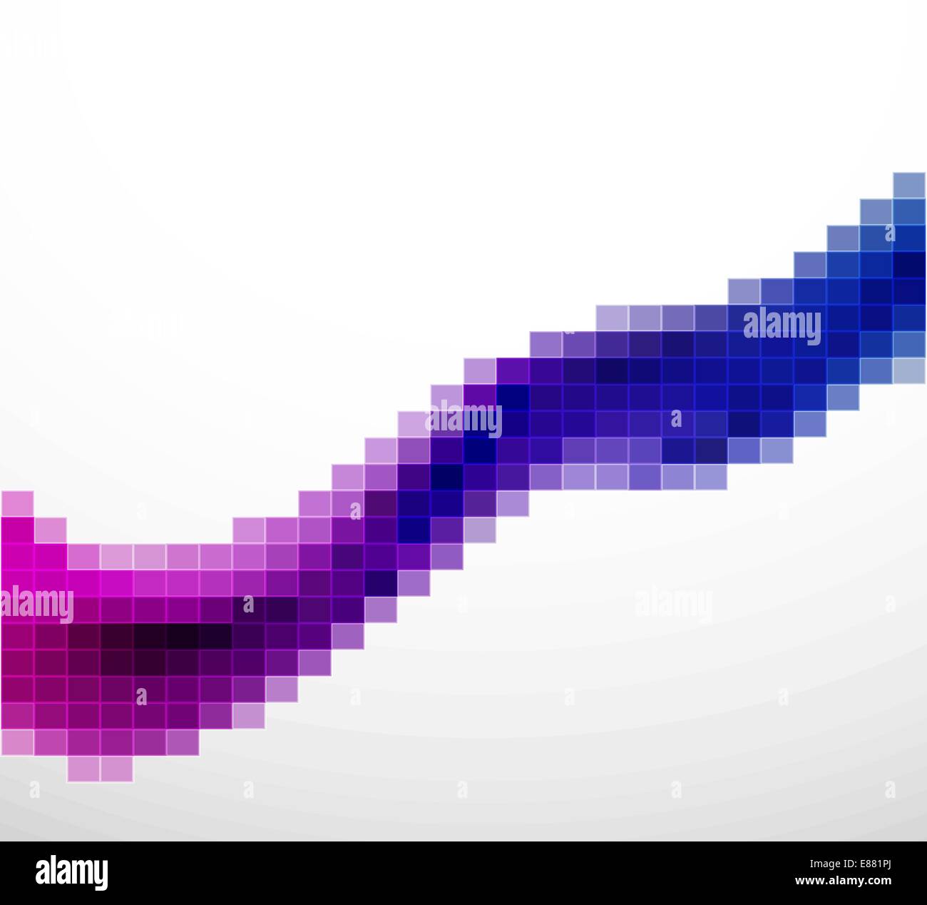 Pixeled wave hi-tech design template. Vector illustration Stock Vector ...