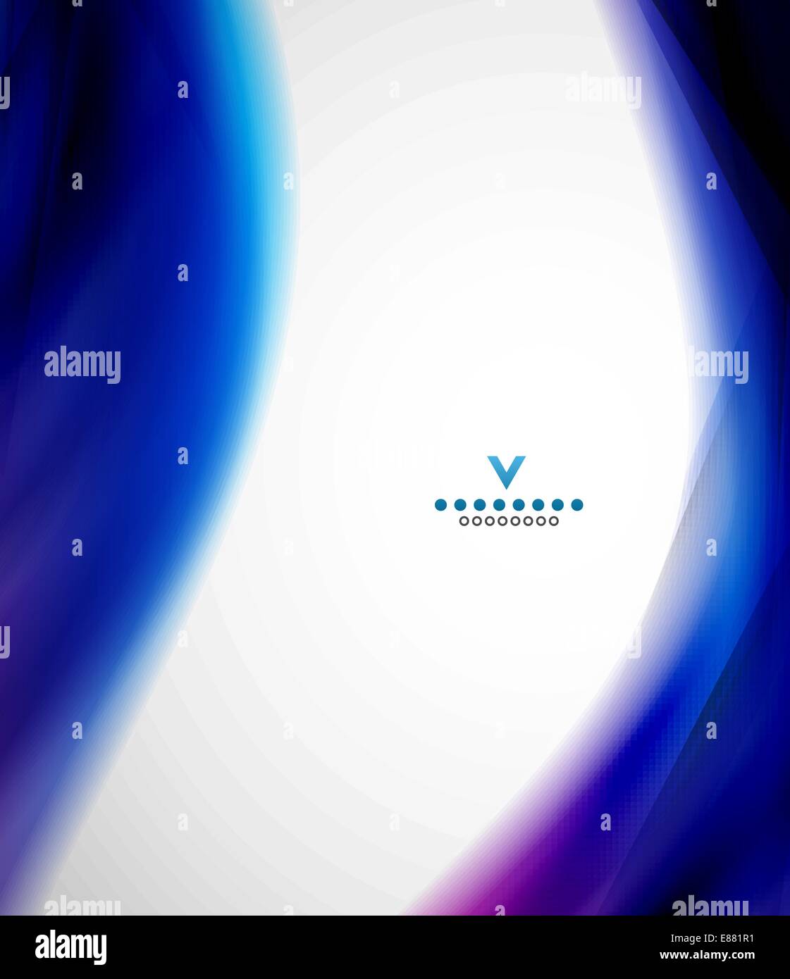 Flowing blurred lines design template. Vector Stock Vector Image & Art