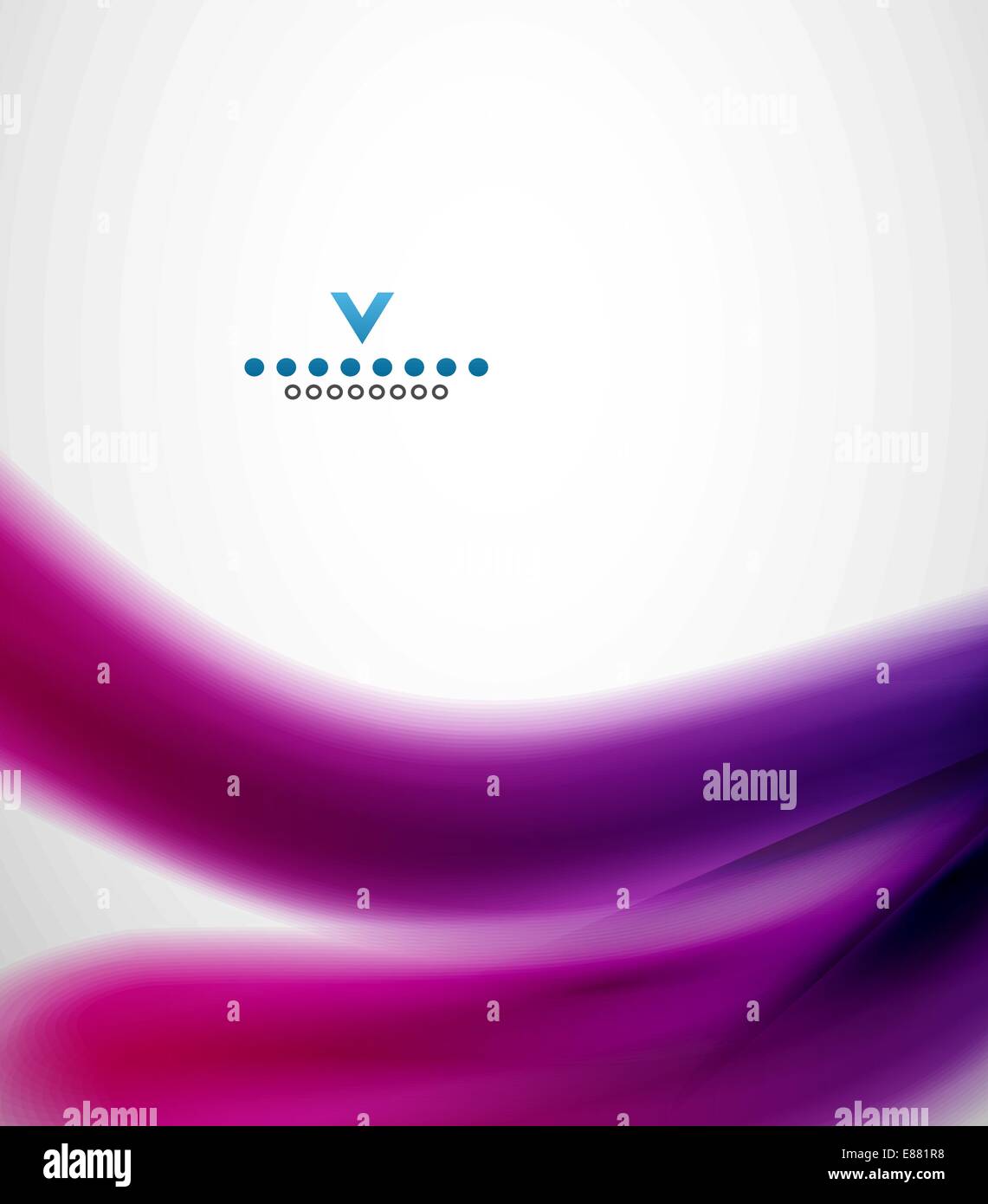 Flowing blurred lines design template. Vector Stock Vector Image & Art ...