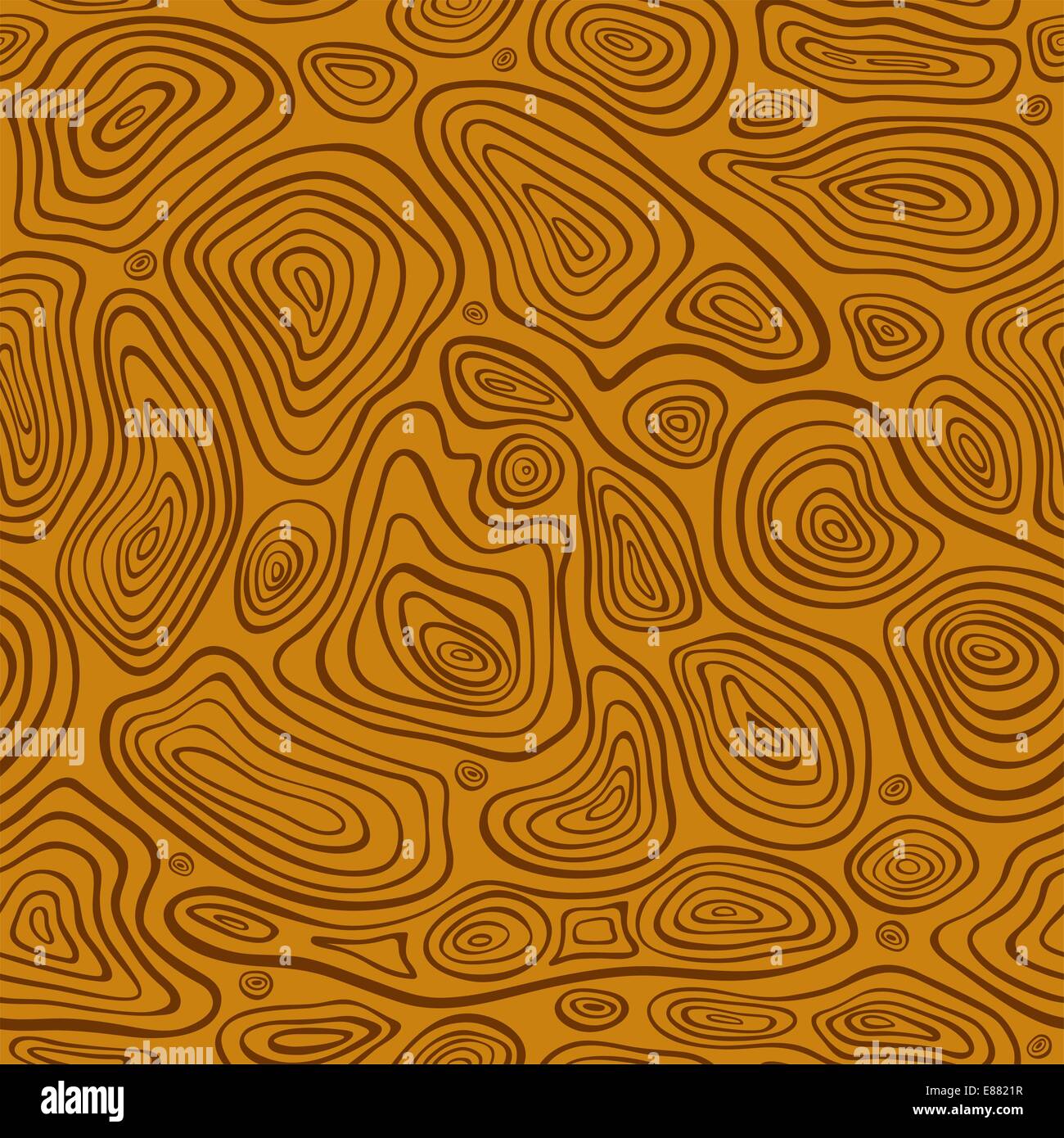 Vector brown seamless pattern with abstract shape Stock Vector Image ...