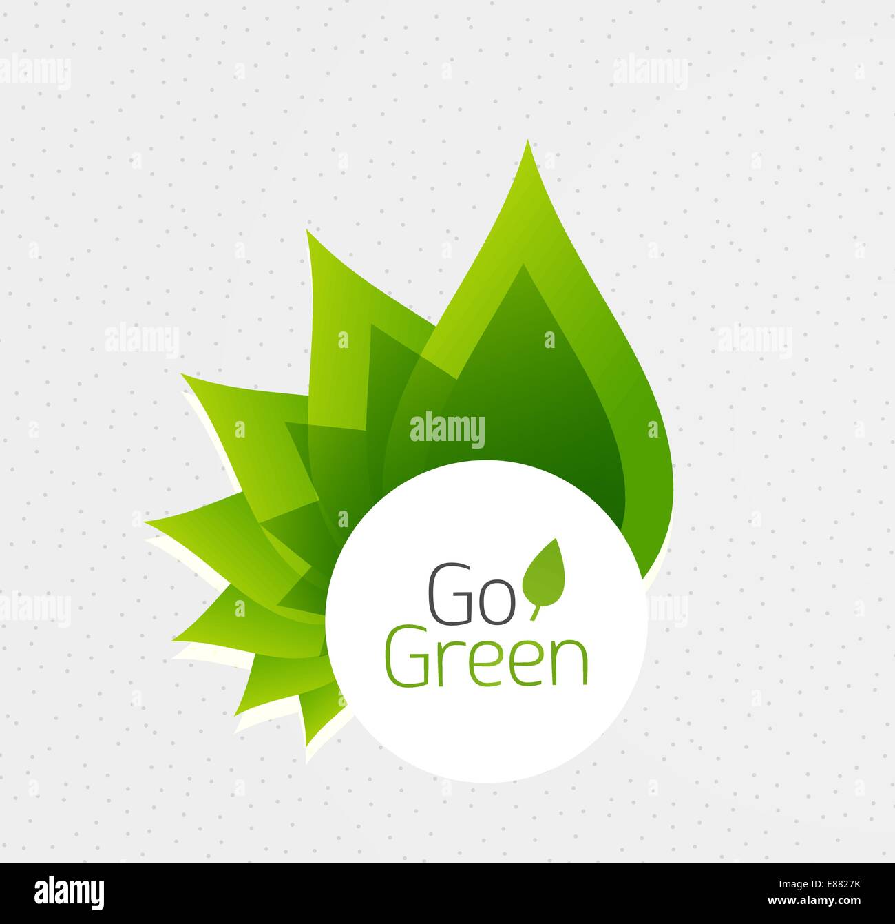 Green leaf icon concept. Vector illustration Stock Vector Image & Art ...