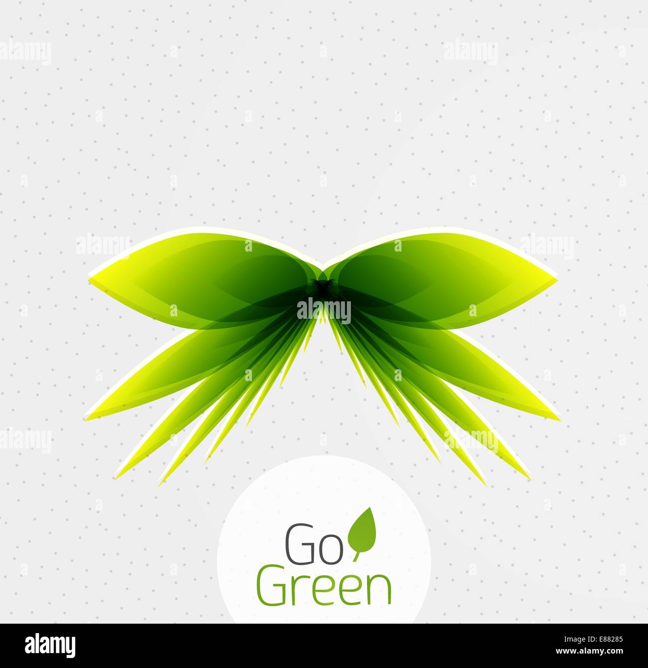 Green leaf icon concept. Vector illustration Stock Vector Image & Art ...