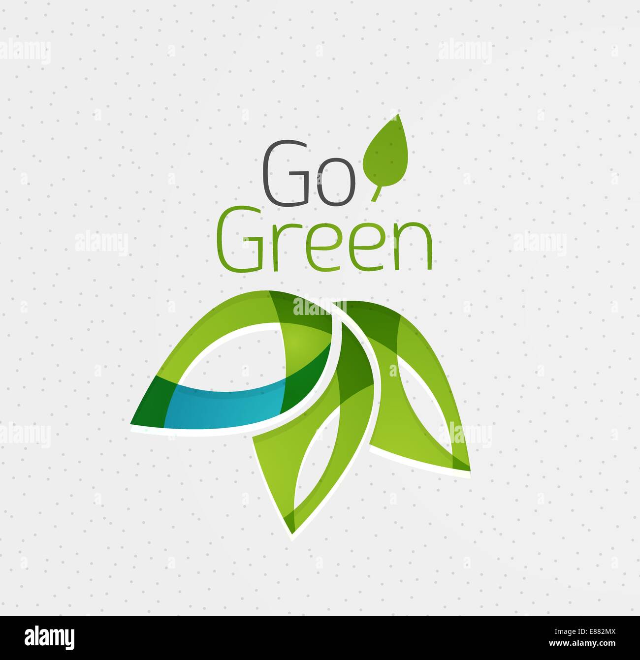 Green leaf icon concept. Vector illustration Stock Vector Image & Art ...