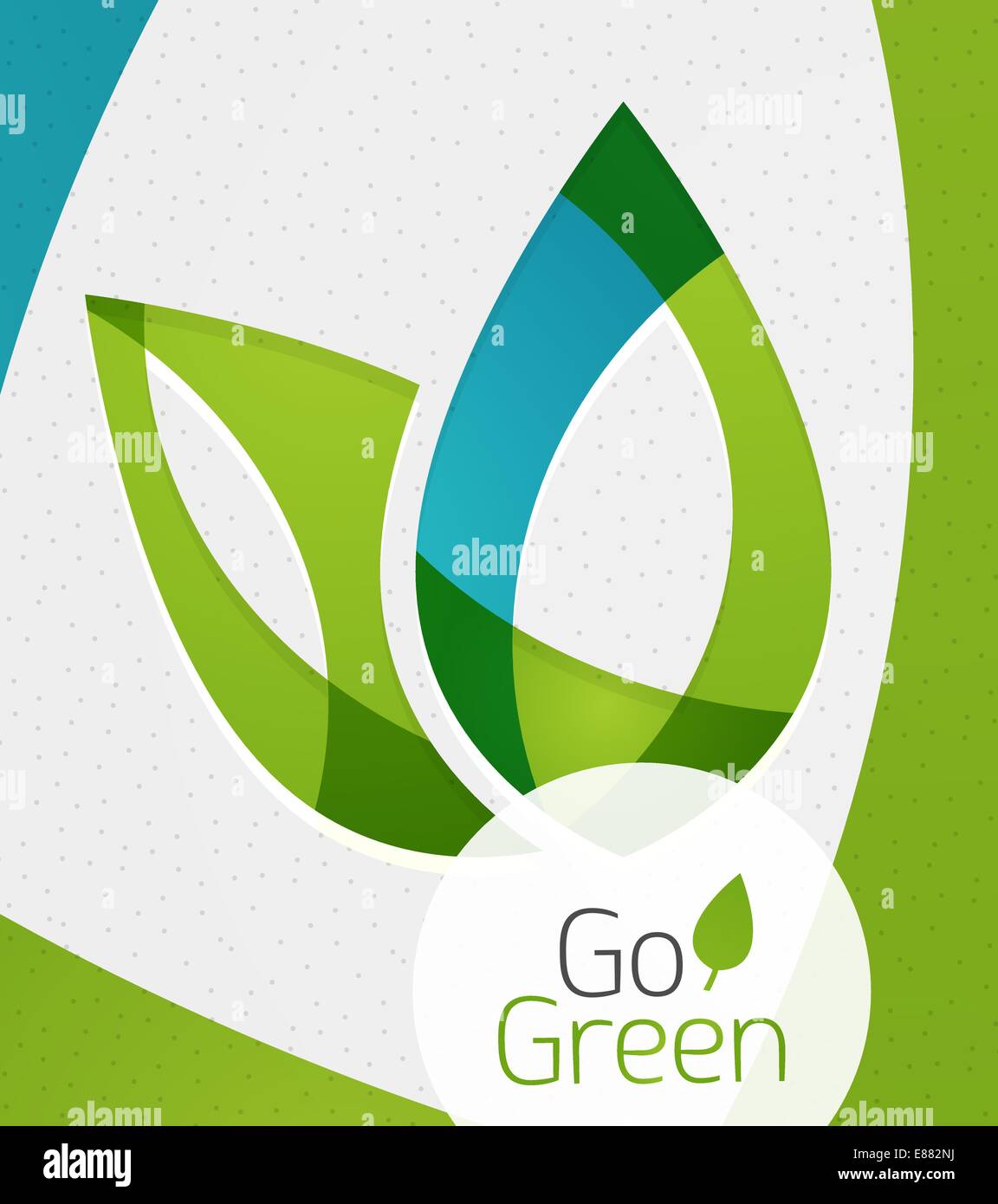 Green leaf icon concept. Vector illustration Stock Vector Image & Art ...