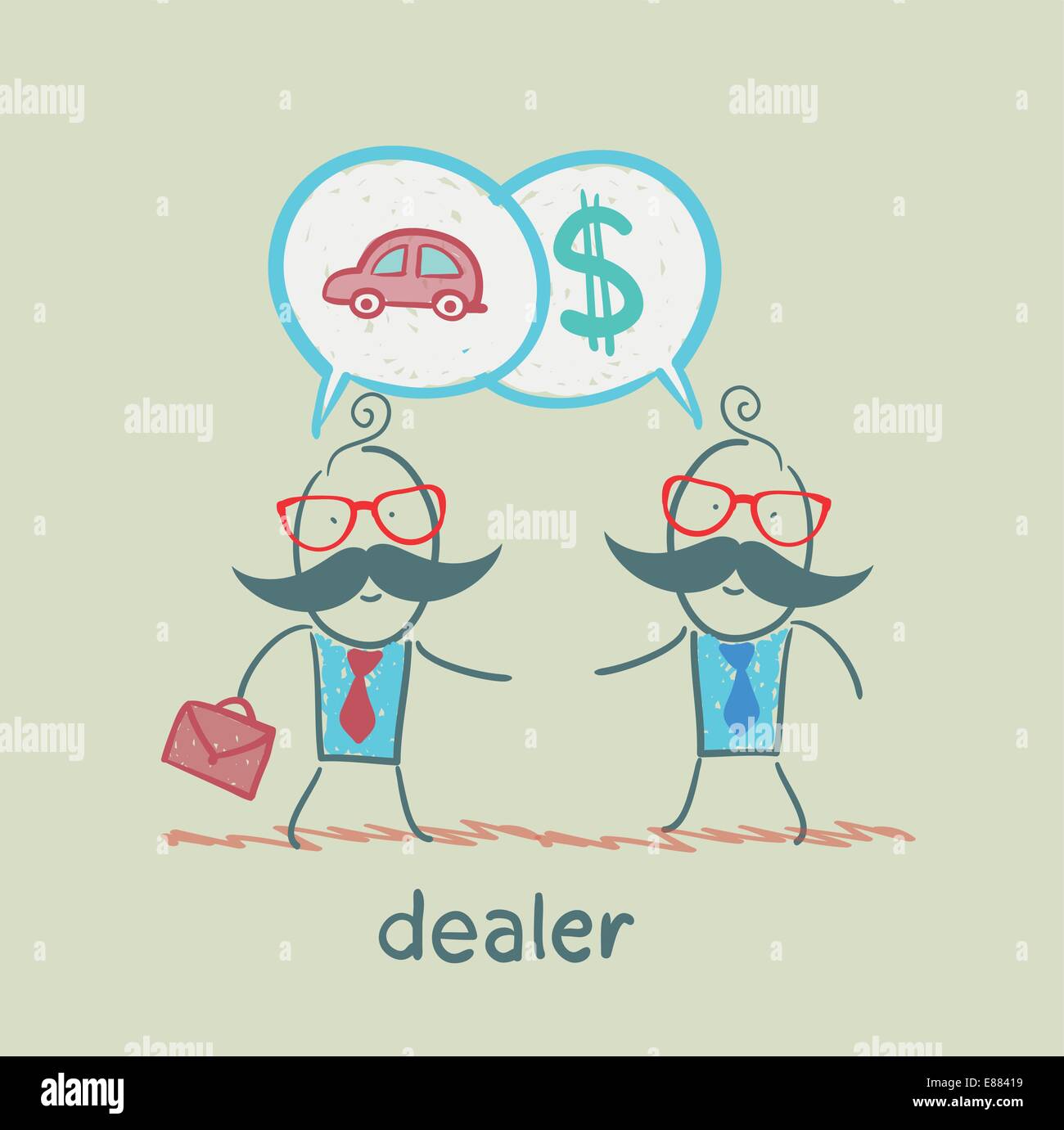 Business meeting dealers Stock Vector Image & Art Alamy