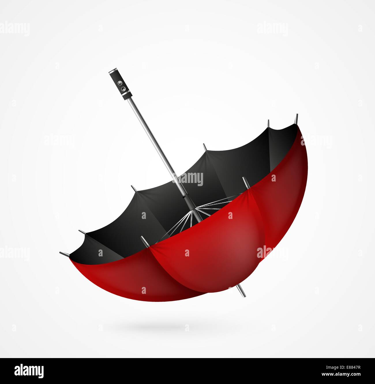 Vector detailed umbrella icon. Red color Stock Vector Image & Art - Alamy