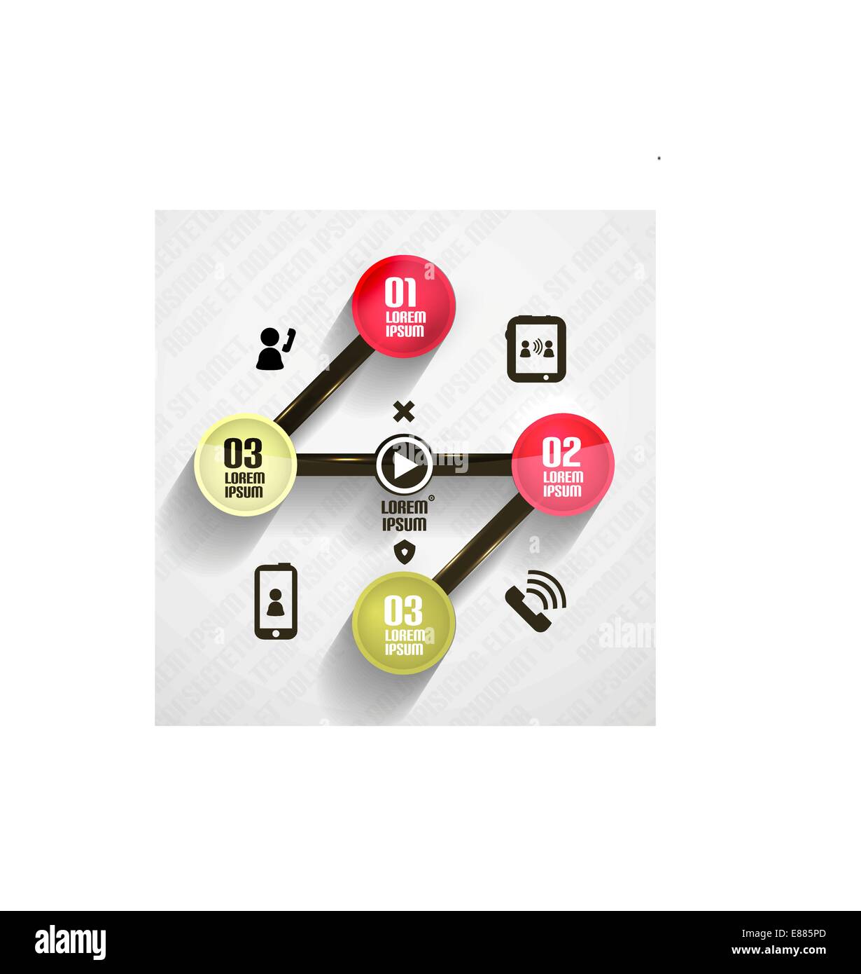 Modern circles infographic template Stock Vector Image & Art - Alamy