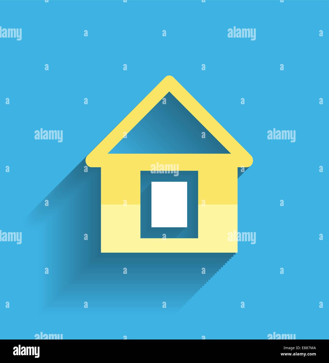 House icon vector modern flat design Stock Vector Image & Art - Alamy