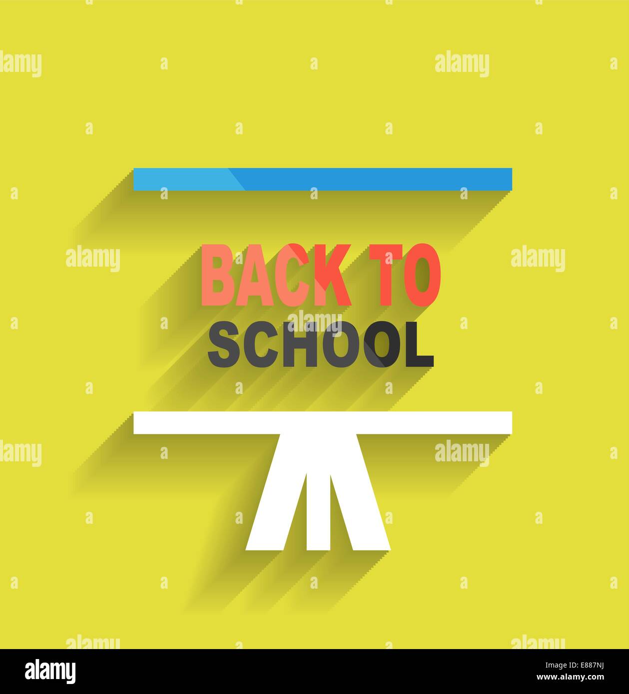 Flat back screen Stock Vector Images - Alamy