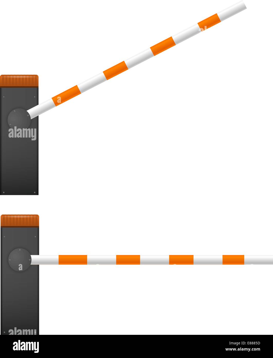 Black Mechanical barrier Stock Vector Image & Art Alamy