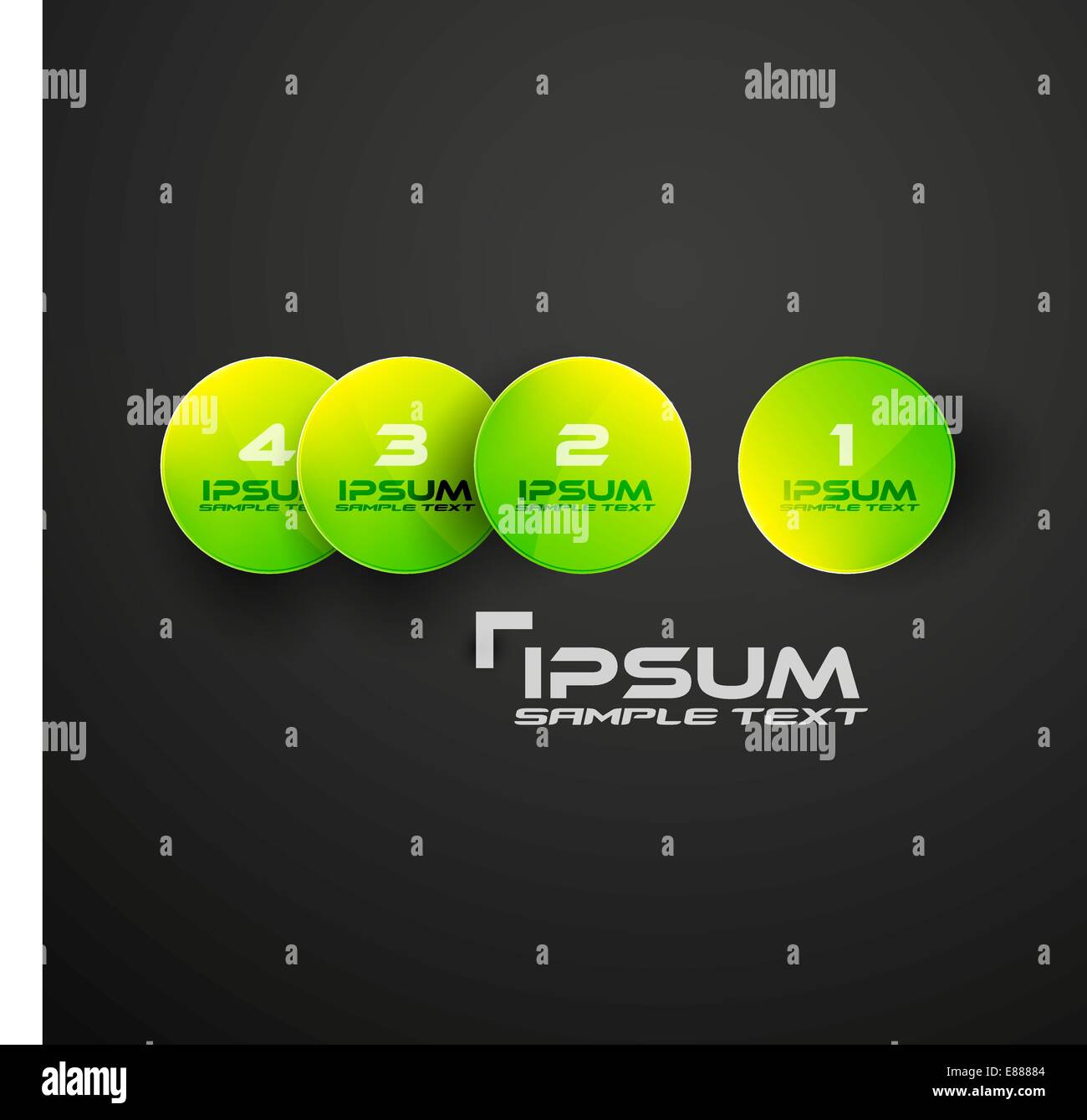 Circles web infographic modern design Stock Vector Image & Art - Alamy