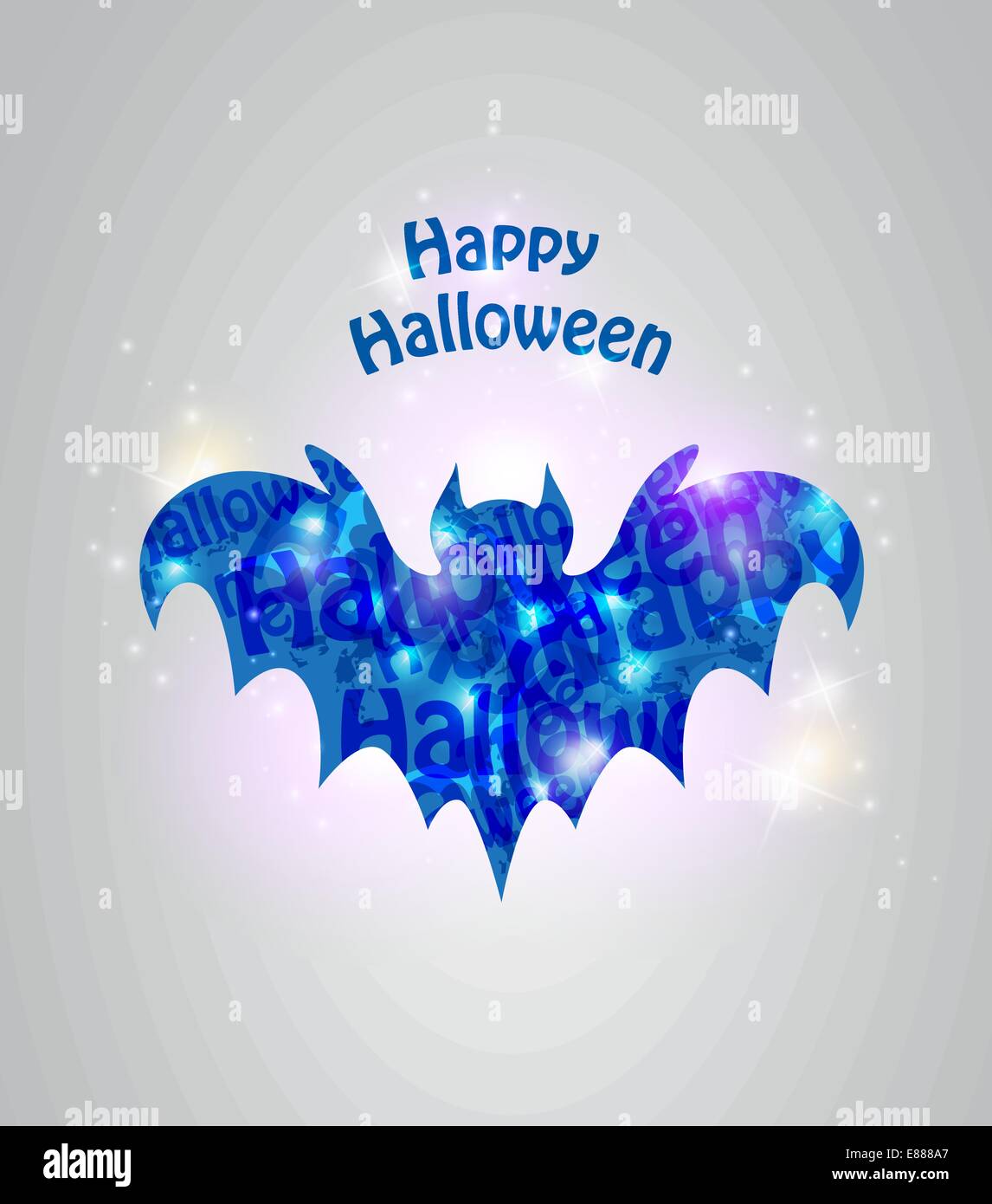 Vector abstract Halloween background with bat Stock Vector Image & Art ...