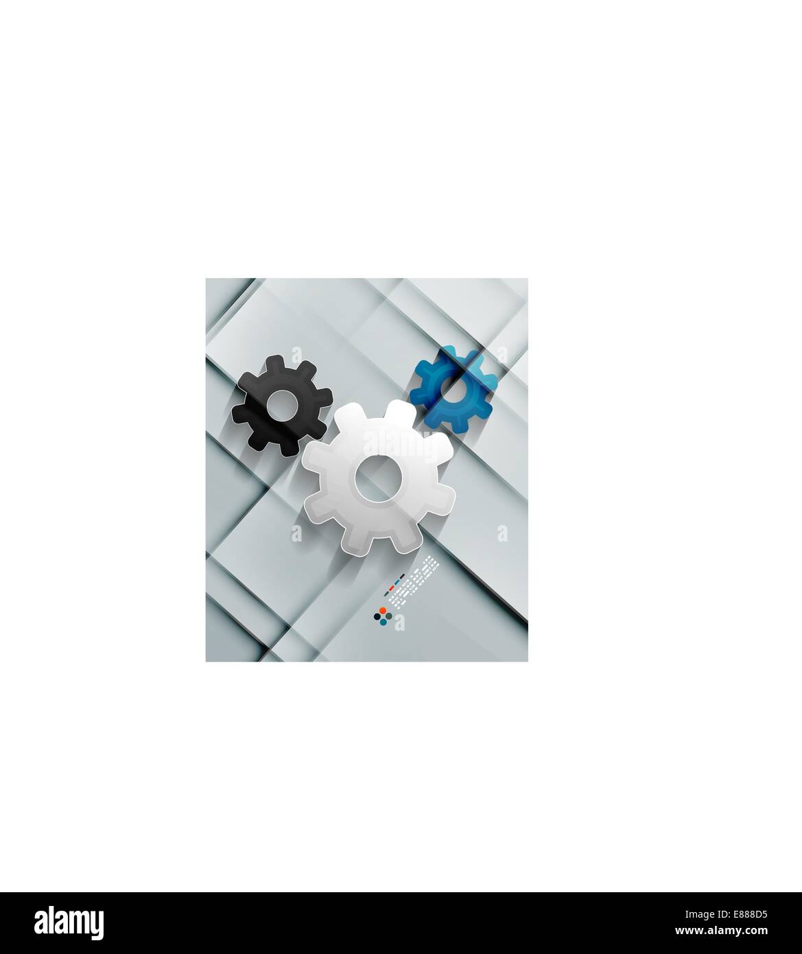 Abstract orange grey corporate design Cut Out Stock Images & Pictures ...