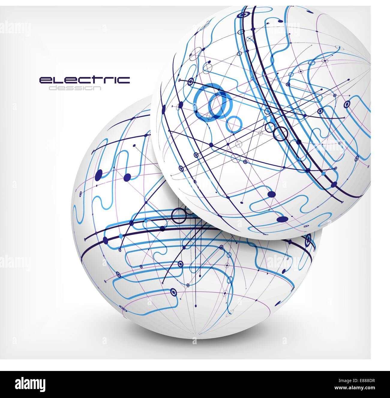 Circuit vector abstract background Stock Vector Image & Art - Alamy