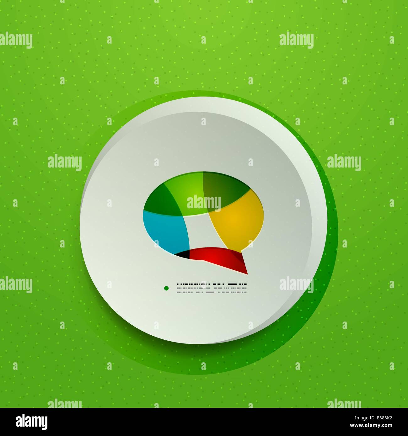 Modern 3d paper speech bubble vector design Stock Vector Image & Art ...