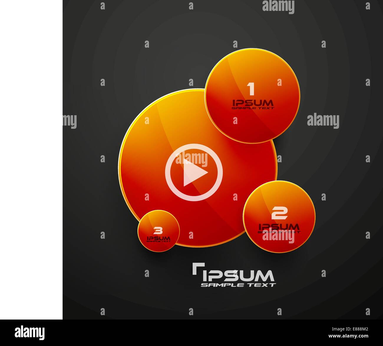 Circles web infographic modern design Stock Vector Image & Art - Alamy