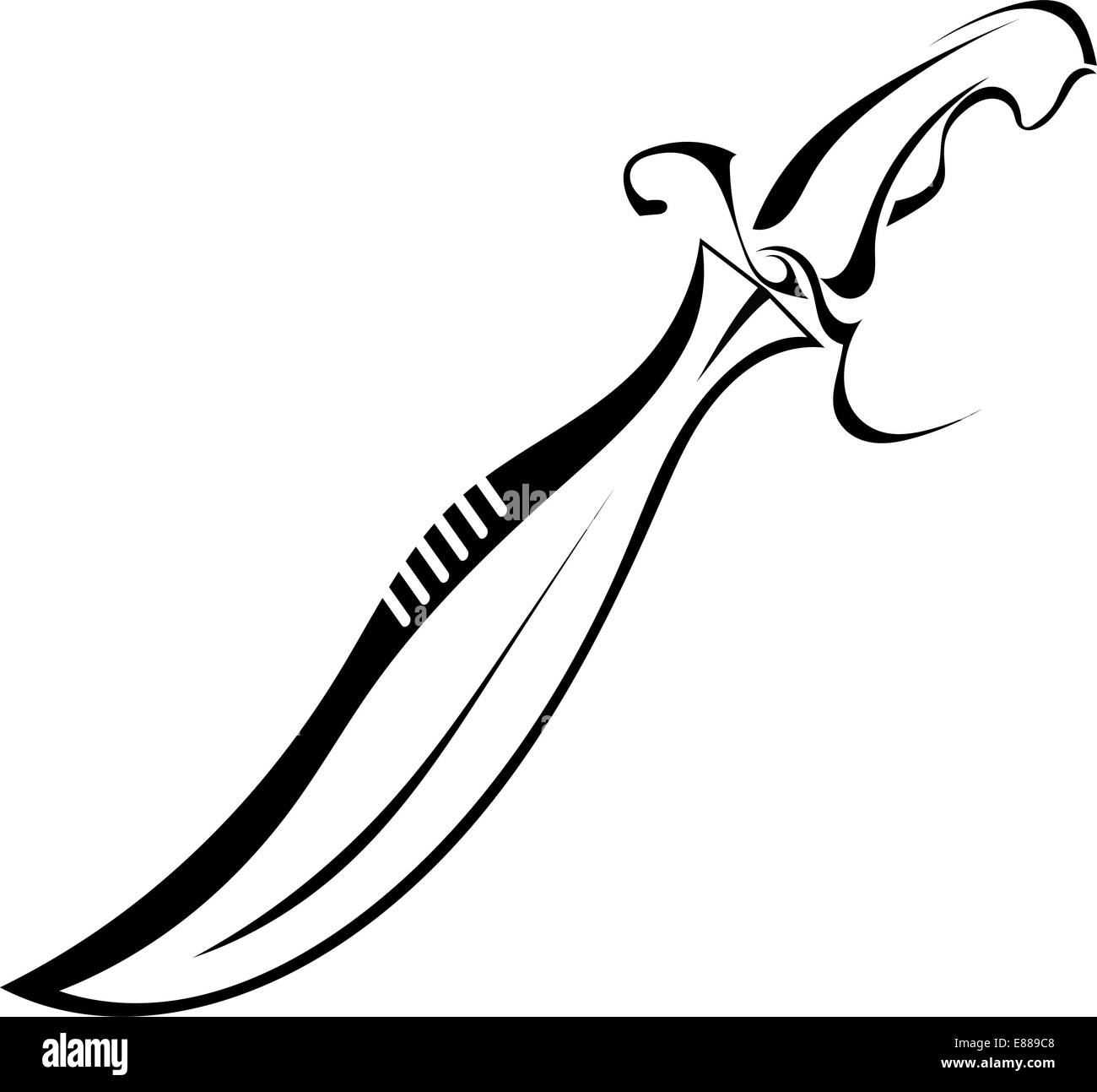 Crossed Swords Silhouette Stock Illustration - Download Image Now - Sword,  Crossing, Medieval - iStock
