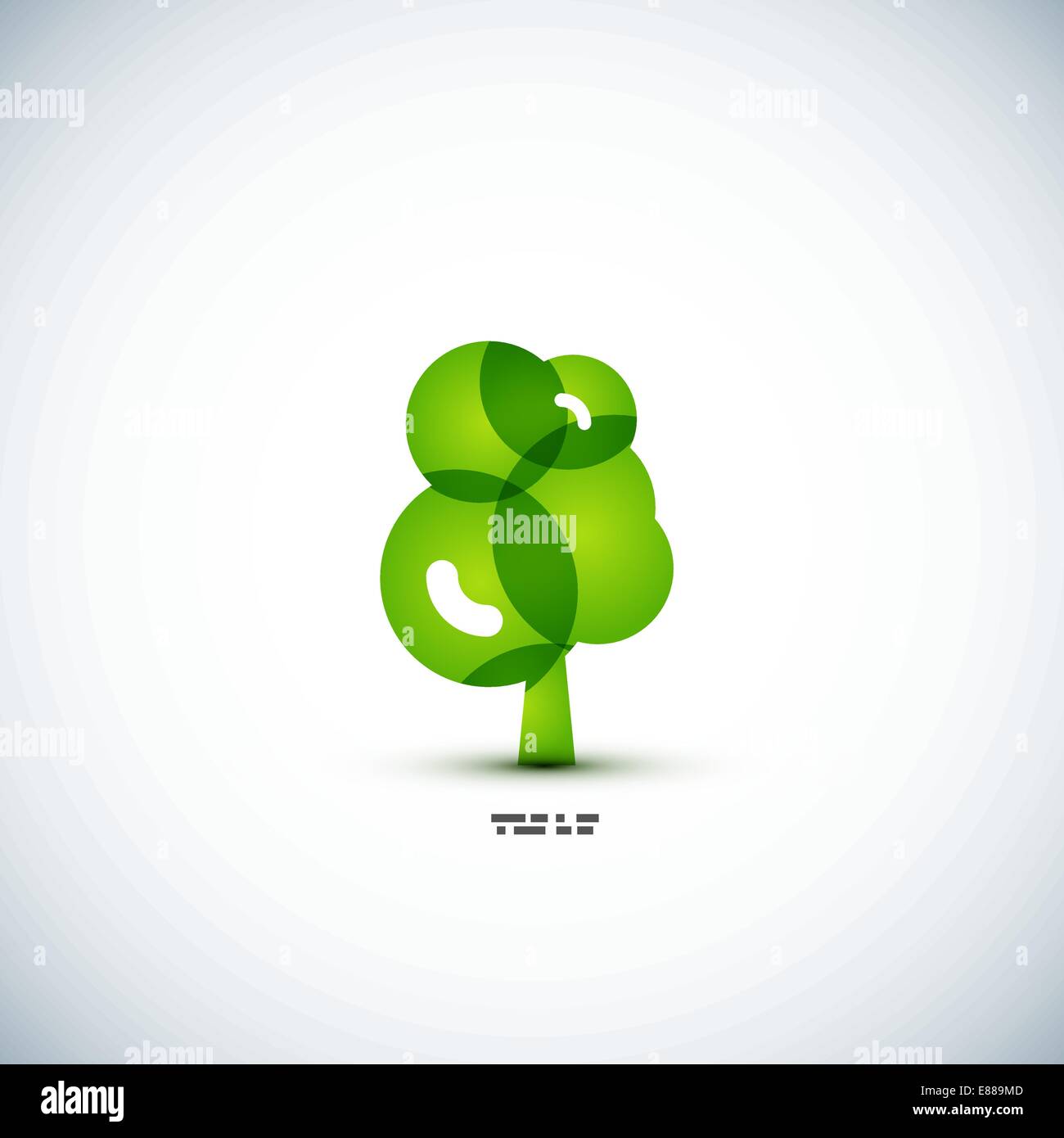 Eco green tree concept Stock Vector Image & Art - Alamy