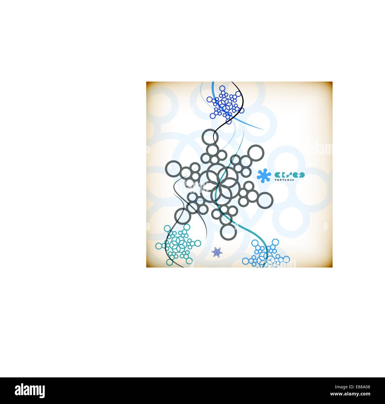 Christmas snowflakes abstract background Stock Vector Image & Art - Alamy