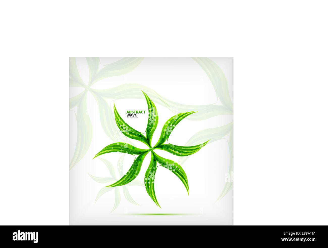 Vector green concept abstract business icon Stock Vector Image & Art ...