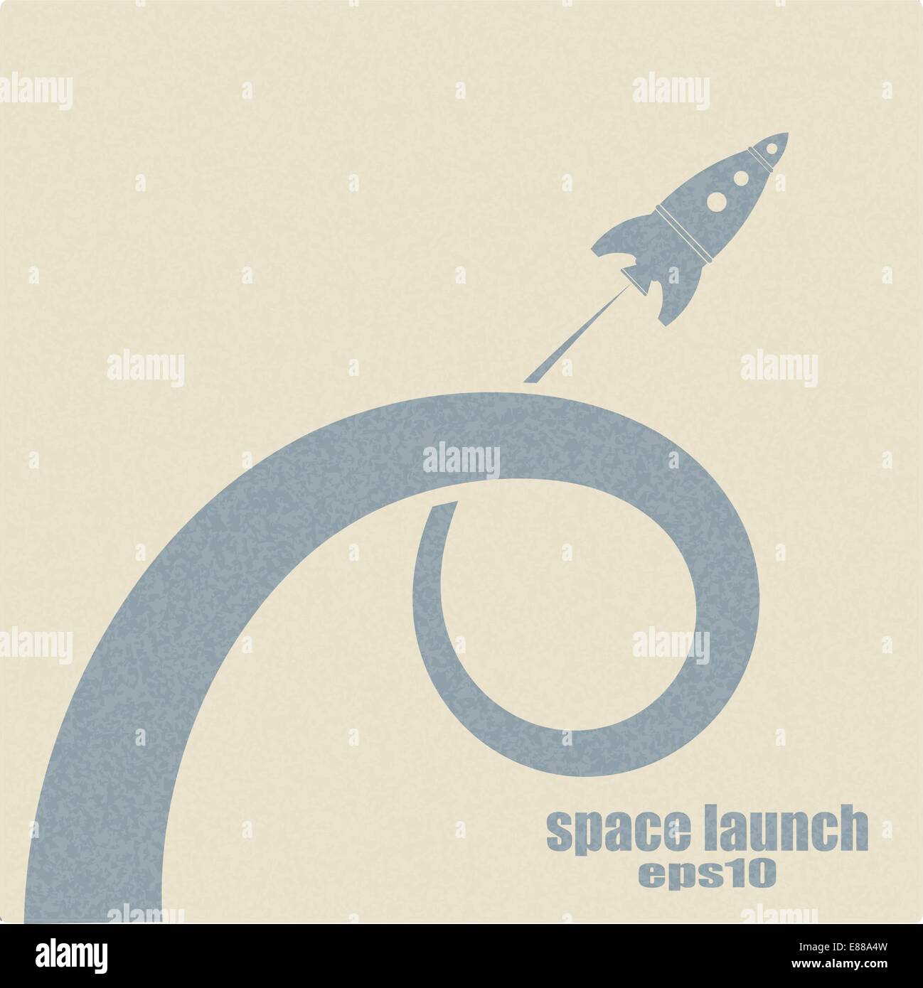 Rocket launch symbol Stock Vector Images - Alamy