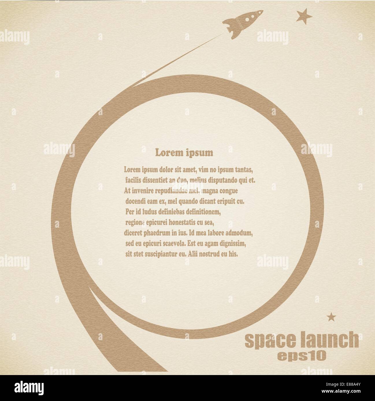 Grunge background with rocket launch Stock Vector Image & Art - Alamy