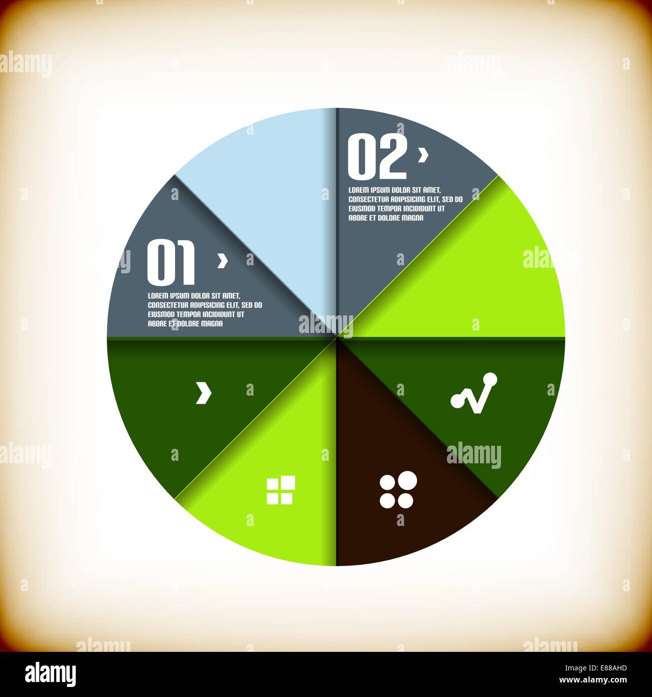 Modern business chart banner template. Can be used for infographics ...