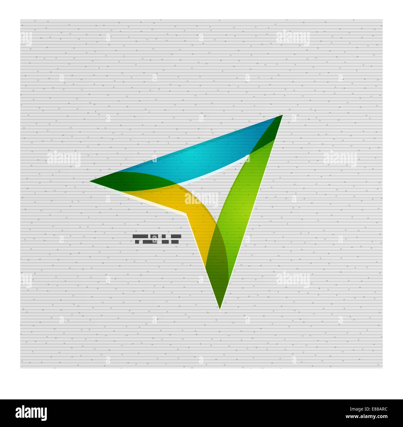 Modern colorful paper arrow vector design Stock Vector Image & Art - Alamy