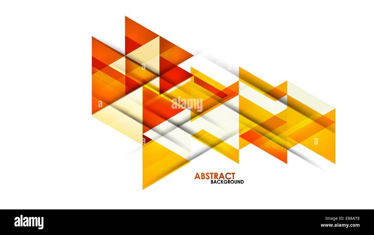 Orange business triangles Stock Vector Image & Art - Alamy