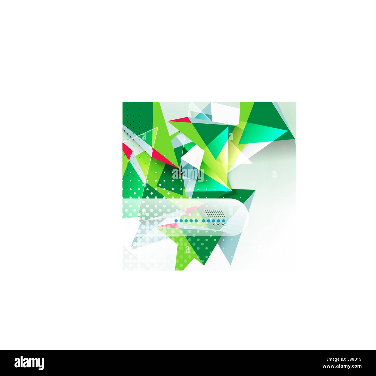 Vector green and blue triangle geometric shape background Stock Vector ...
