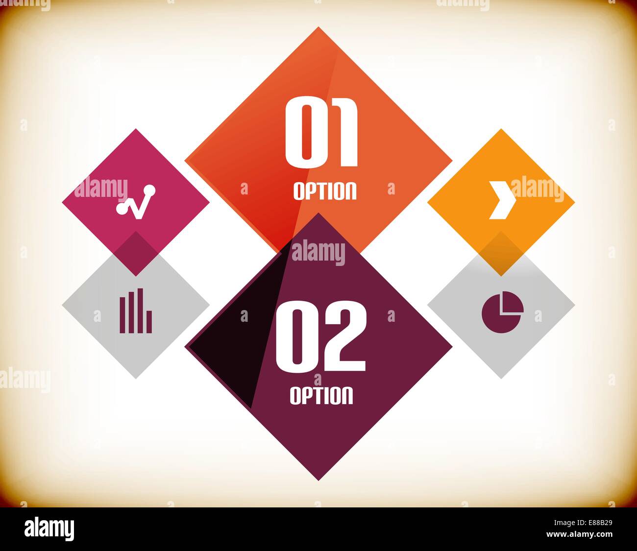 Modern square business banner design template for infographic business ...