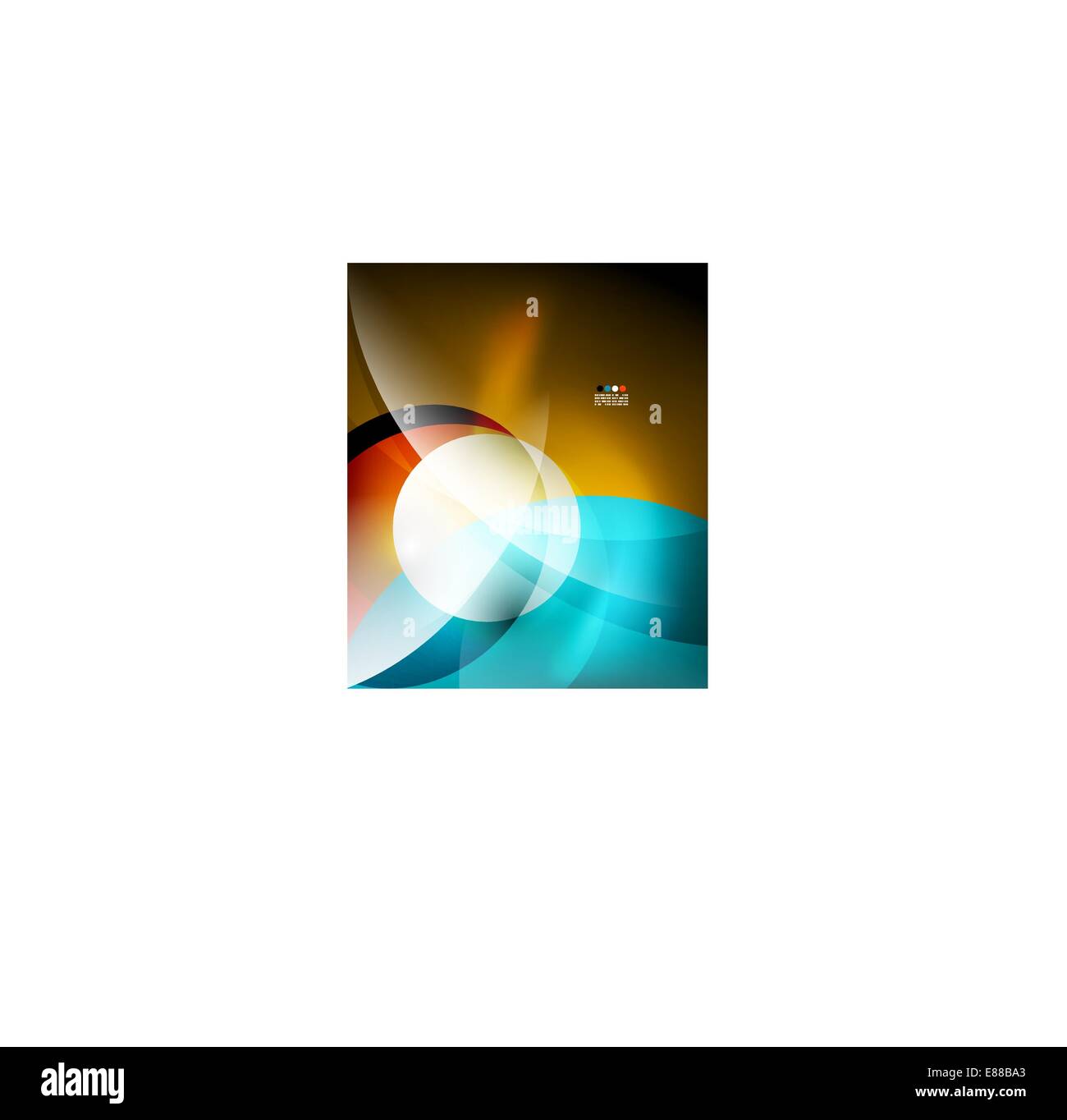 Lights and waves abstract background Stock Vector Image & Art - Alamy