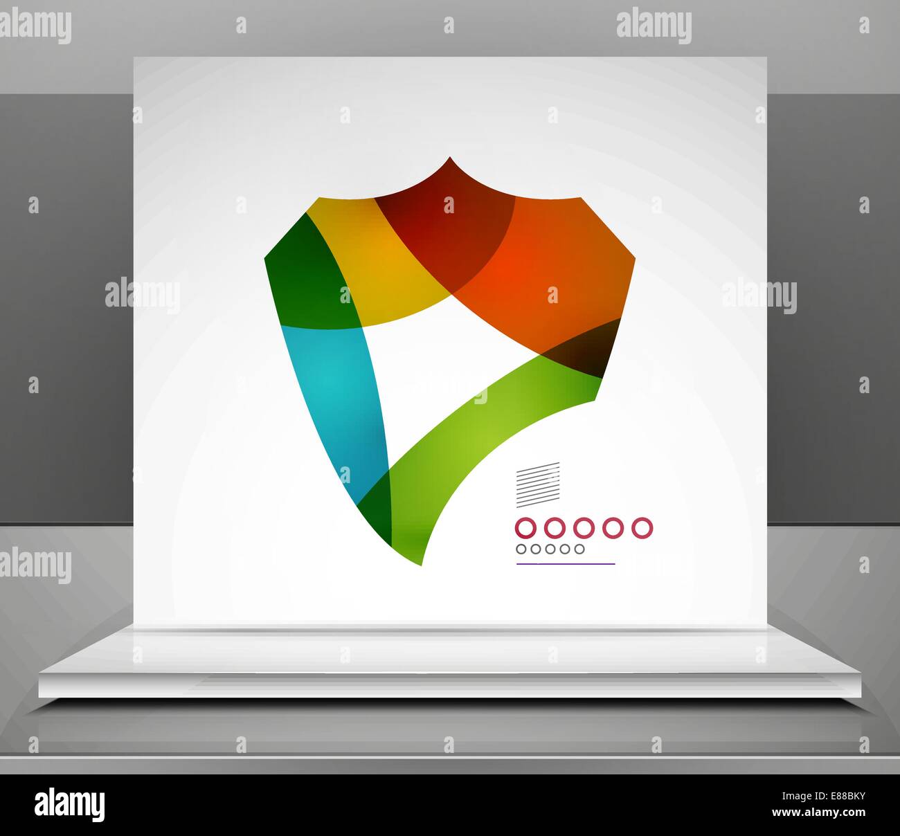 Vector shield abstract background Stock Vector Image & Art - Alamy