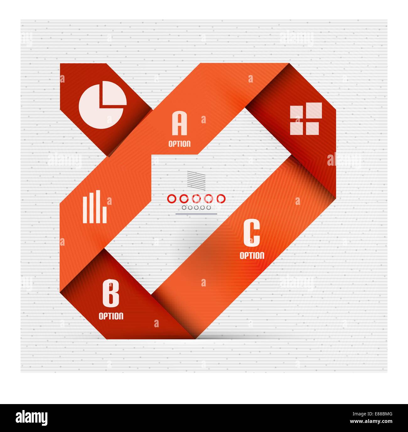 Stripes option select infographic design template for business ...