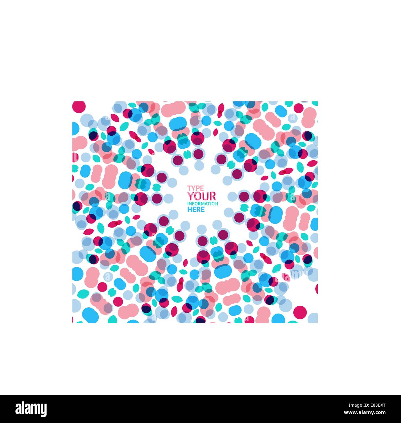 Vector circle geometric pattern mosaic background Stock Vector Image ...