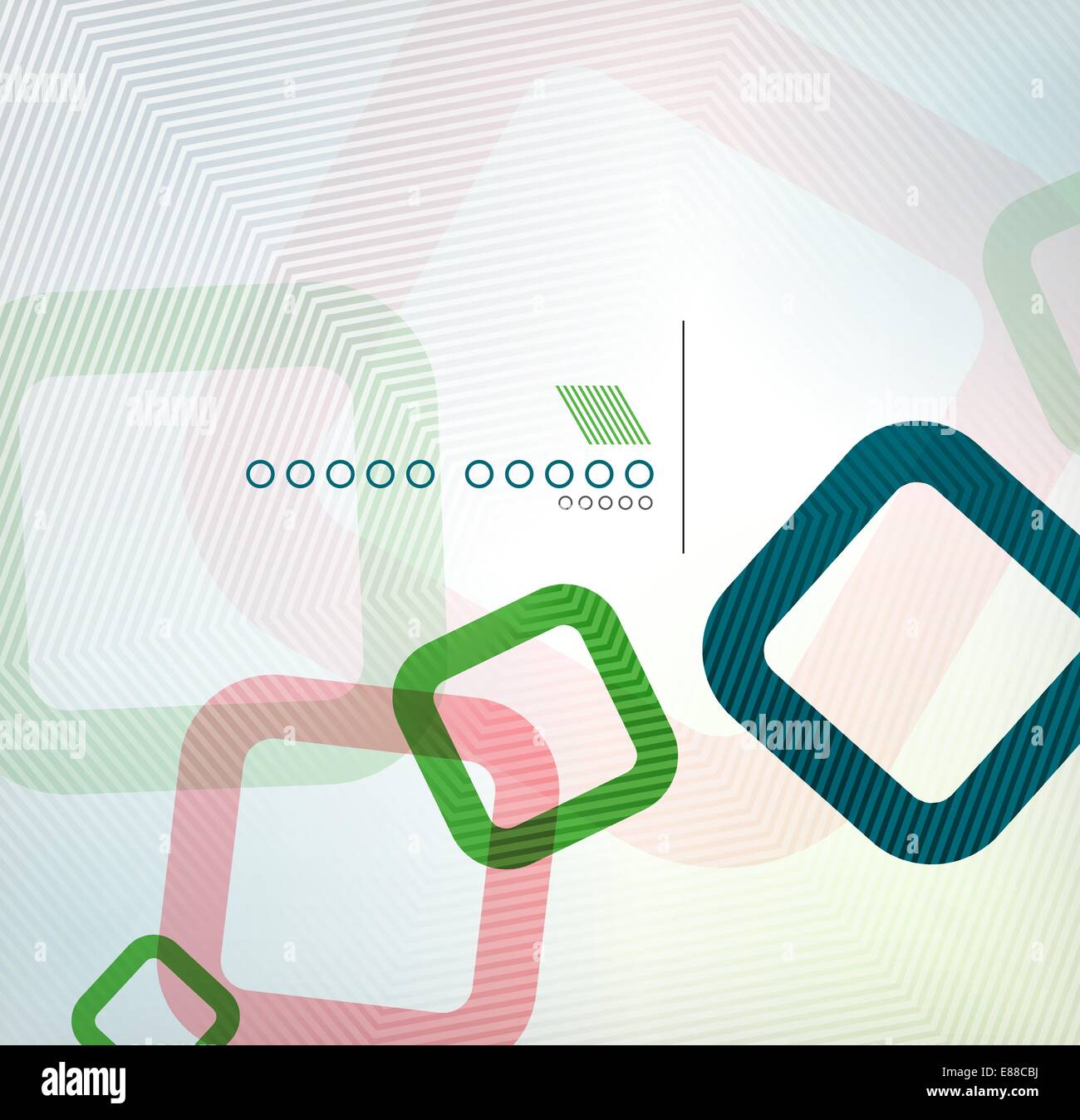 Colorful square geometric shape flat design for infographics | business ...