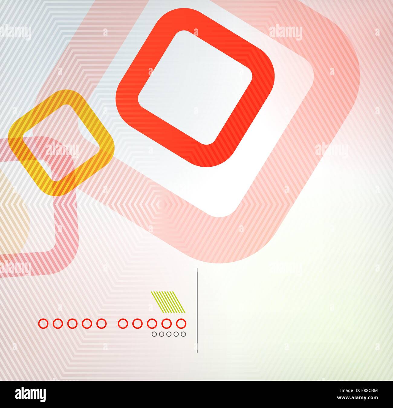 Colorful square geometric shape flat design for infographics | business ...