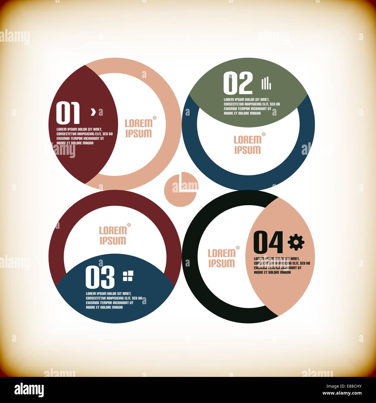 Modern business chart banner template. Can be used for infographics ...