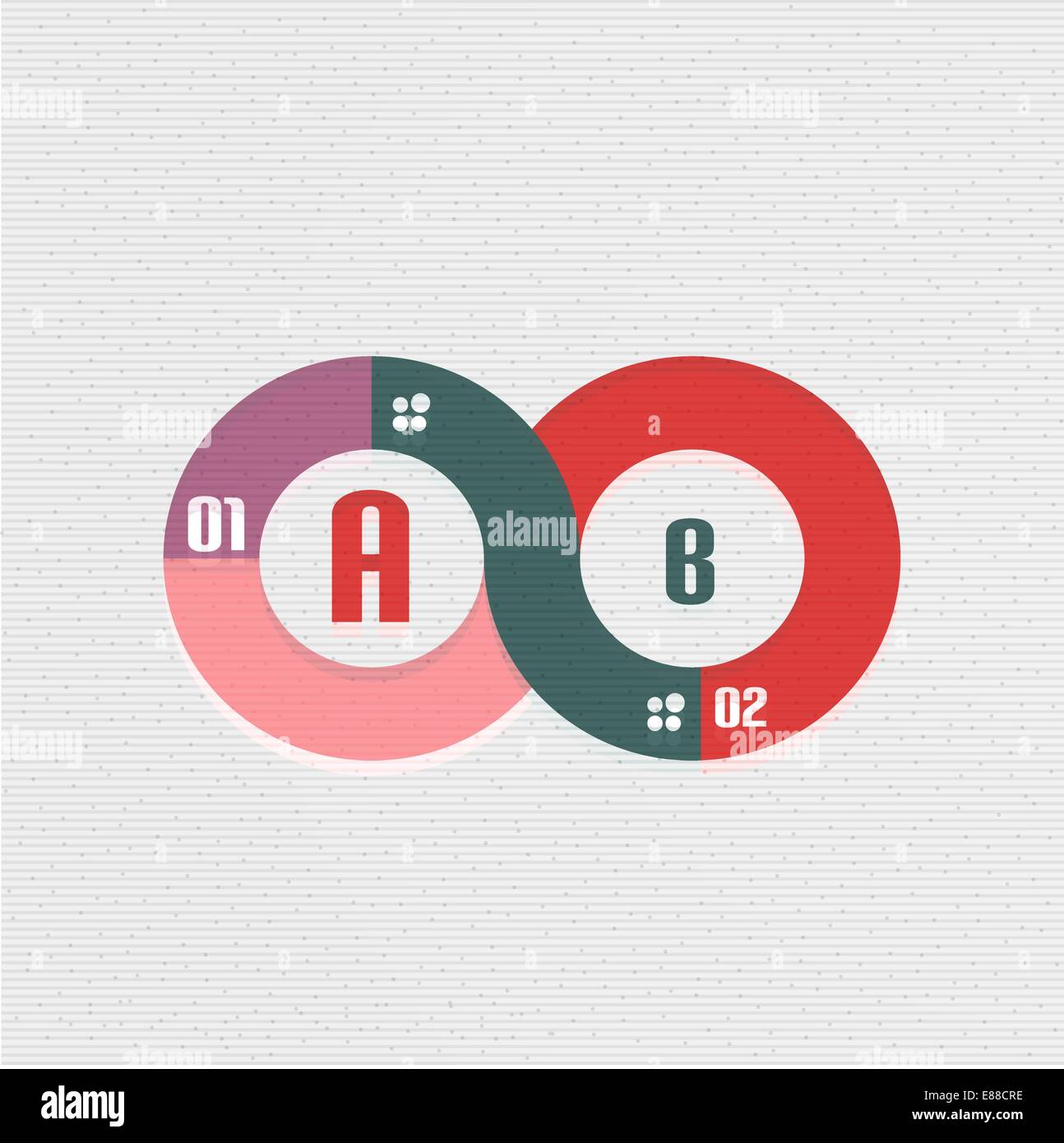 Business lines design for infographics business background numbered