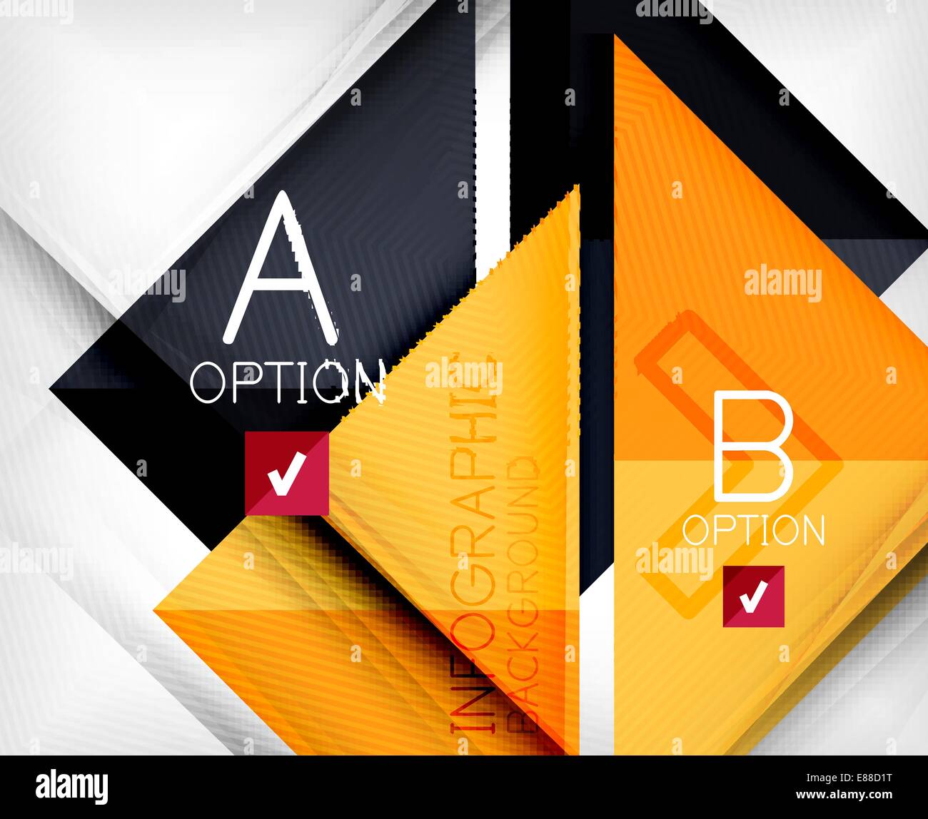 Triangle geometric shape infographic background Stock Vector Image ...