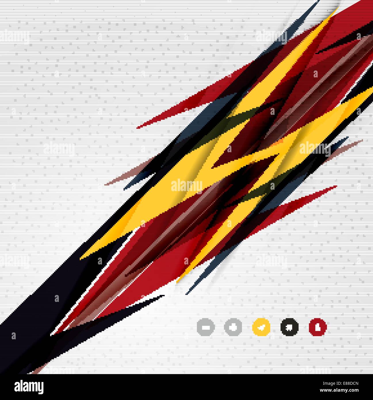 Colorful abstract technology lightning shapes Stock Vector Image & Art ...