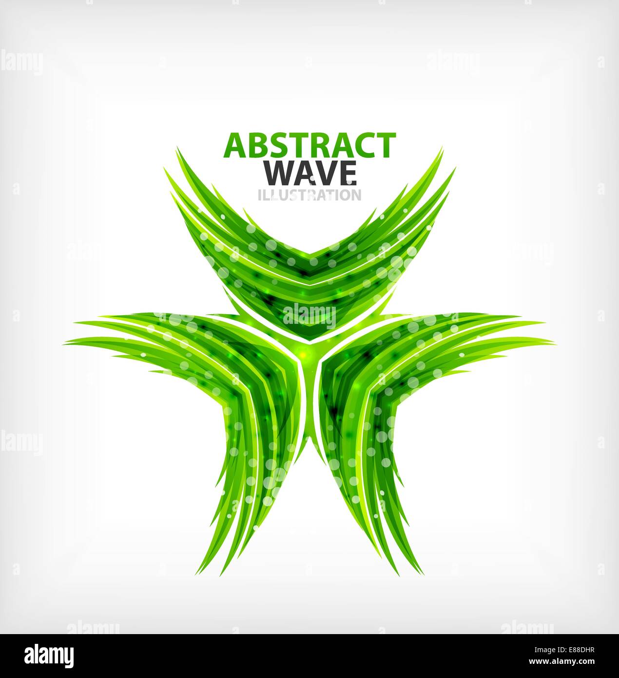 Vector green concept abstract business icon Stock Vector Image & Art ...