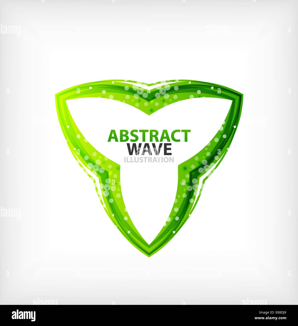 Vector green concept abstract business icon Stock Vector Image & Art ...