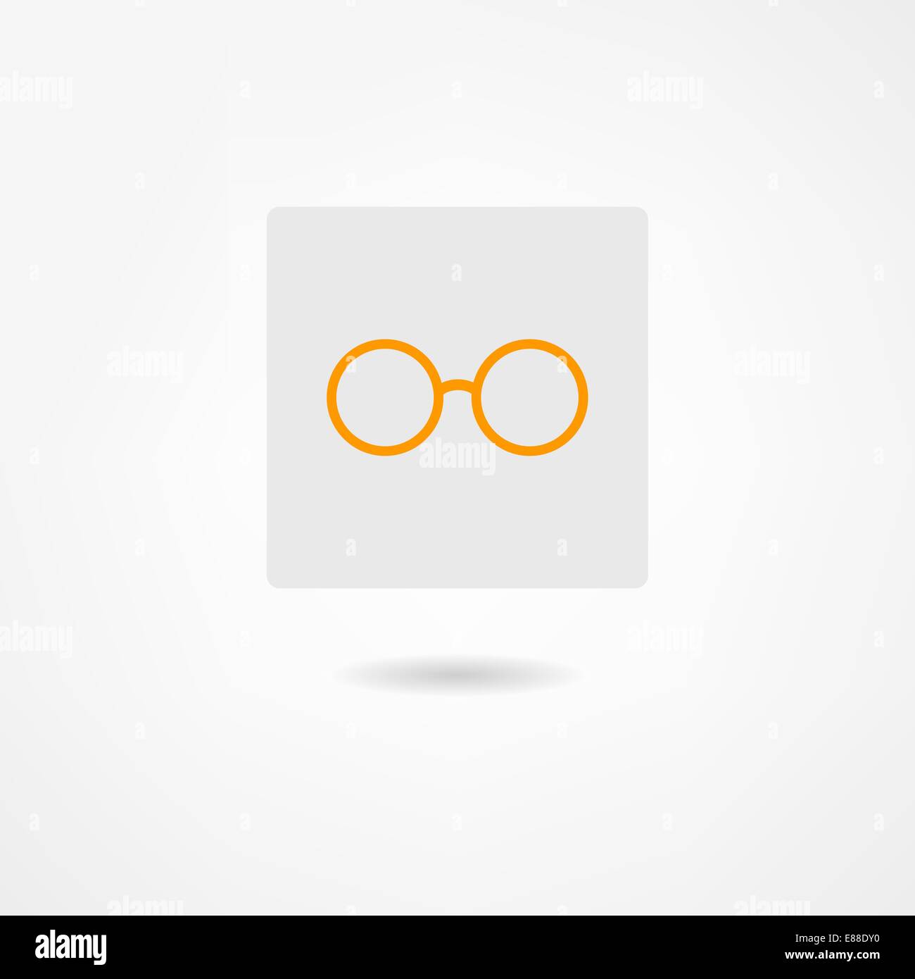 Vintage glasses frame icon hi-res stock photography and images - Alamy
