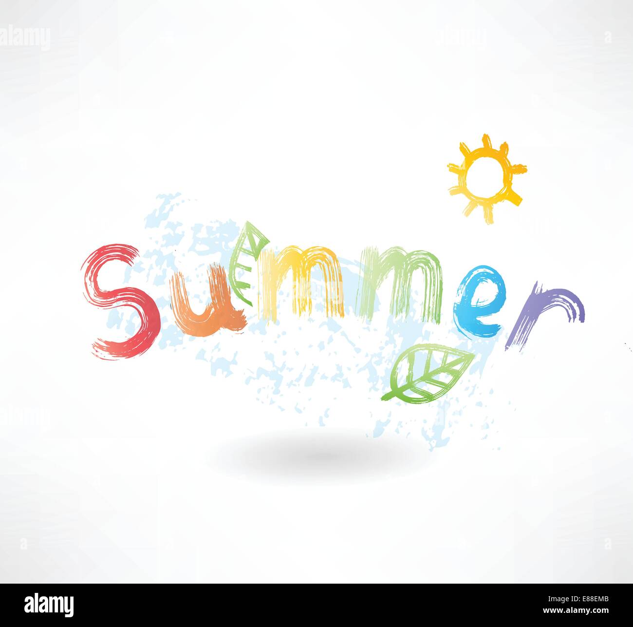 summer by letters grunge icon Stock Vector Image & Art - Alamy