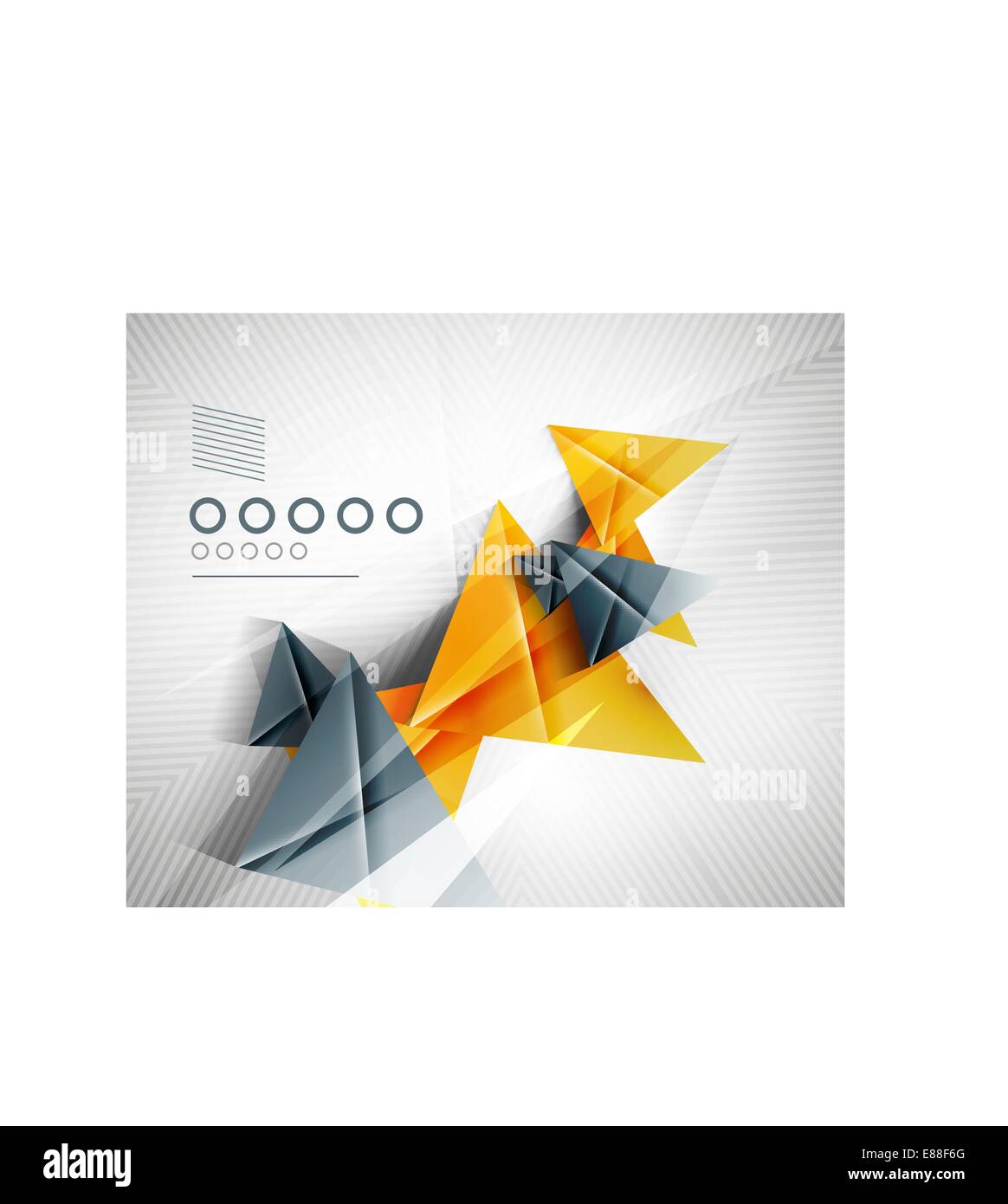 Geometric shape abstract triangle vector background Stock Vector Image ...