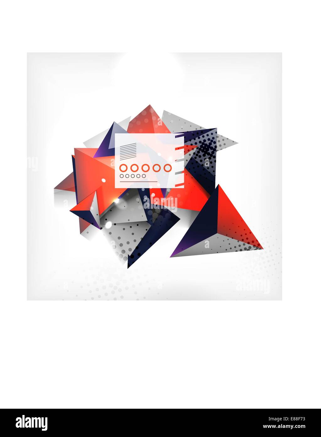 Triangle geometric shape abstract background Stock Vector Image & Art ...