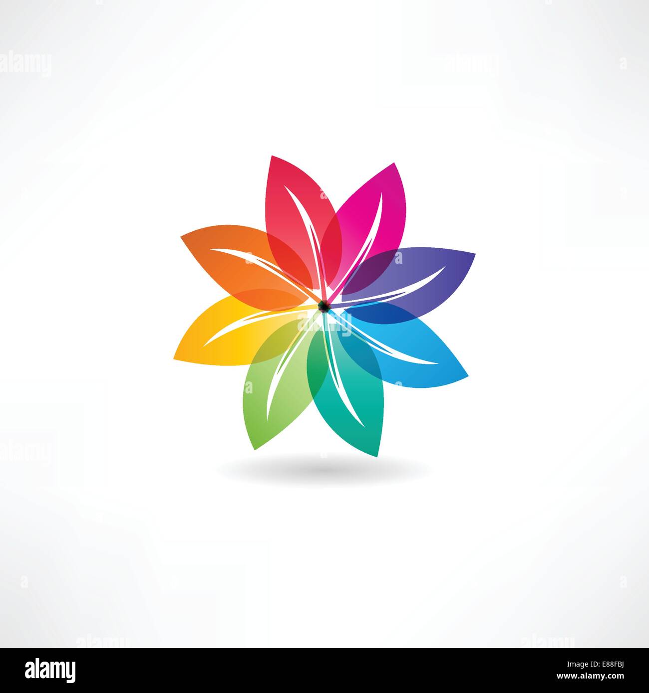 eco leaf abstraction icon Stock Vector Image & Art - Alamy