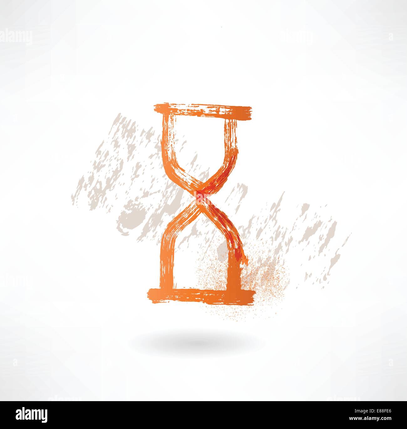 hourglass grunge icon Stock Vector Image & Art - Alamy