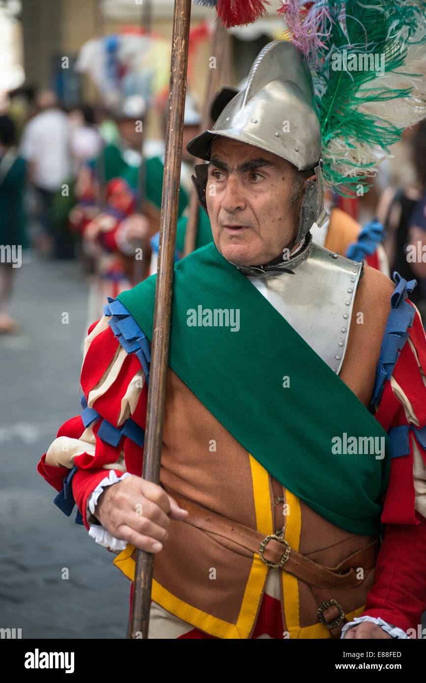 Parade historic Florentine soccer Stock Photo Alamy